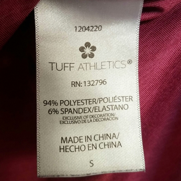 Tuff Athletics Raspberry Top - Picture 7 of 9